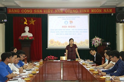 Hội nghị giao ban công tác Đoàn - Hội và phong trào thanh niên, sinh viên  khối Đại học, Cao đẳng - Lần thứ II, năm học 2017 - 2018